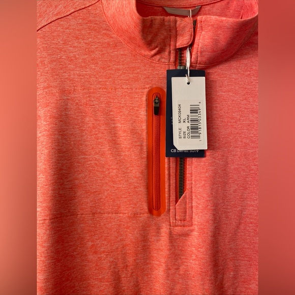 NWT Cutter & Buck Orange Long Sleeve Pullover XL - Picture 8 of 8